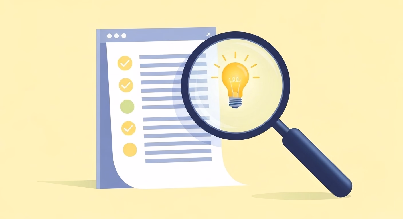 A symbolic representation of AI analysis. A digital document is being scanned b…