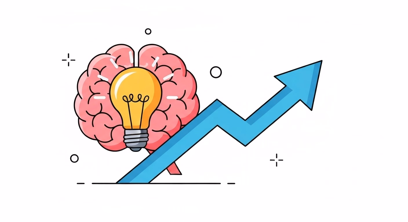 A powerful and positive illustration symbolizing a smarter way to process infor…