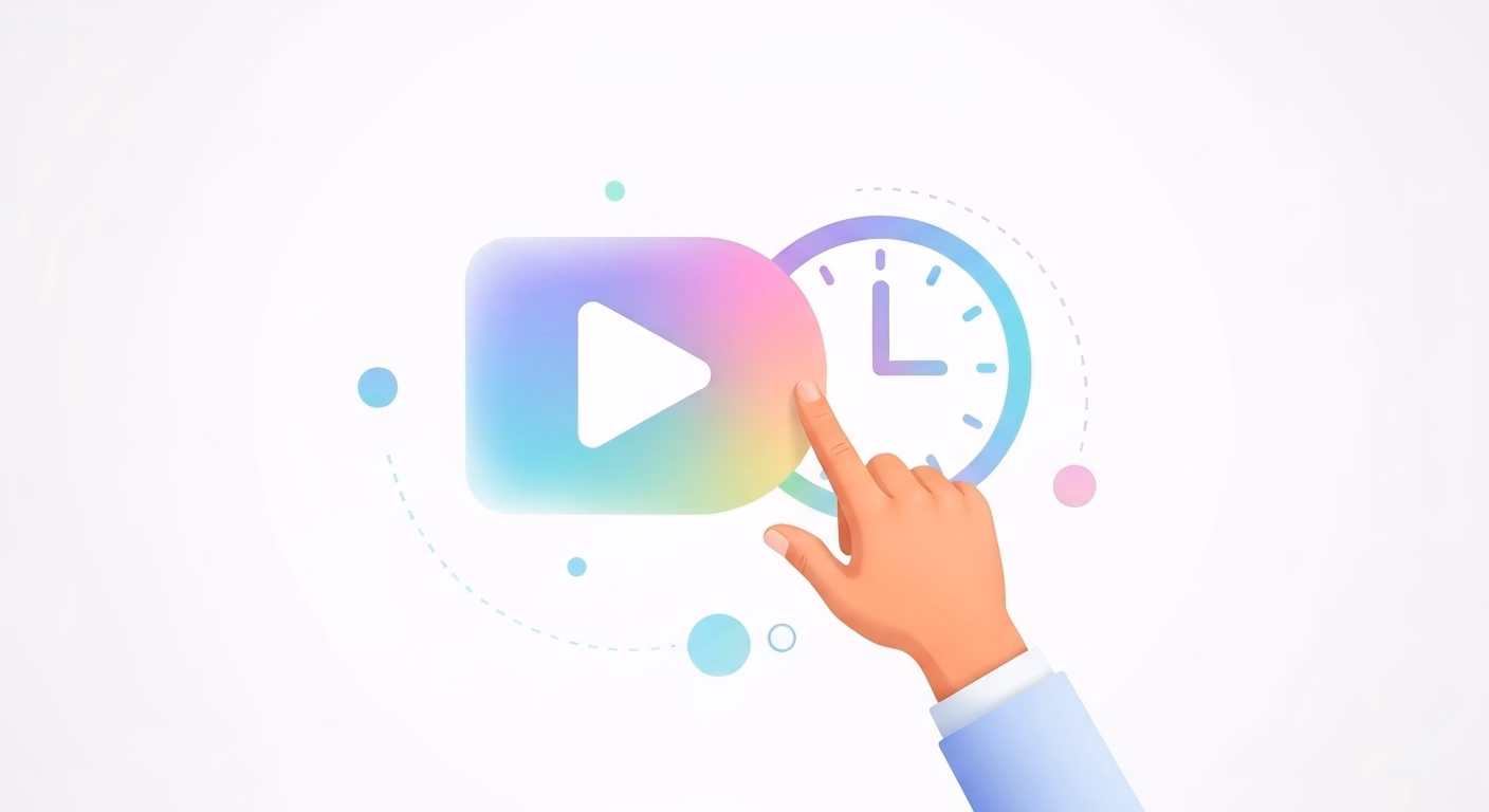 professional blog article thumbnail showing an abstract representation of a vid…